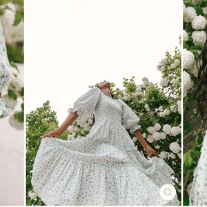 Ivy City Co. Madeline Dress in Blue.